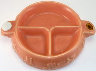 Vintage Hankscraft Pottery Childs Divided Warming Dish