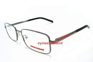 Prada VPS 56A Eyeglasses Gunmetal 5AV 1O1 Optical Frame