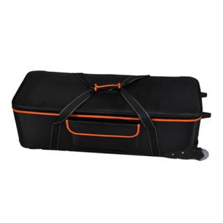 Large Rolling Case with Dividers for Complete Studio Lighting Kits