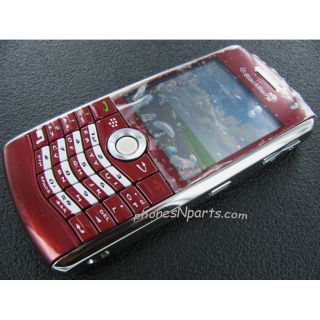 LN Refurbished Alltel Blackberry Pearl 8130 Camera GPS Smart Phone Red