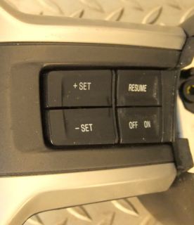 10 12 Mustang Black Leather Steering Wheel Voice Volume Control