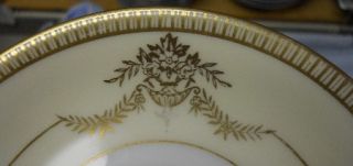Noritake China Goldier 89494 Pattern Dinner Plate