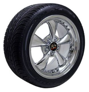 17 Chrome Fit Mustang® Bullitt Wheels Tires Deep Dish