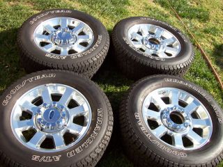 20 Factory Chrome Ford F 250 F 350 Superduty Wheels Tires King Ranch