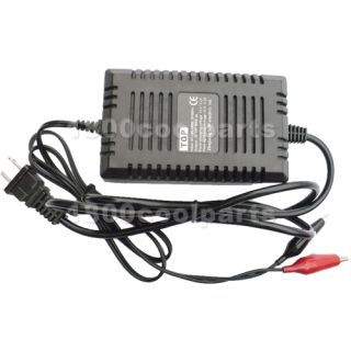 12V Volt Battery Charger for Electric Gas Scooter Moped ATV Dirt Bikes