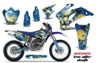 AMR Racing Motocross Graphic MX Kit Yamaha WR 250 450 F 07 12 Iron
