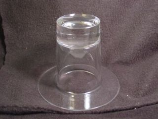 Durand Clear Glass Crystal Hat Vase