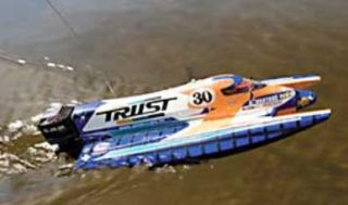 Kyosho RC F1 Boat Mini Z Formula 1 Racing Boat Trust 30
