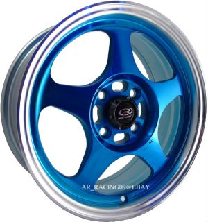 You Are Bidding on a Brand New Set of Rota Slipstream Blue with Polish