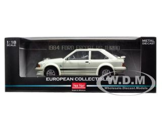 Brand new 1:18 scale diecast model car of 1984 Ford Escort RS Turbo