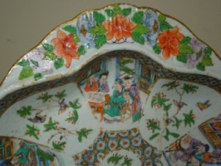 Chinese Famille Verte Plate 19th C