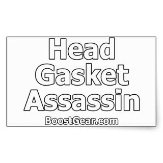 Head Gasket Assassin Sticker by BoostGear