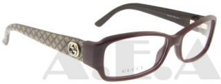 Gucci GG 3184 SR8 Burgundy Diamond Pattern Eyeglasses