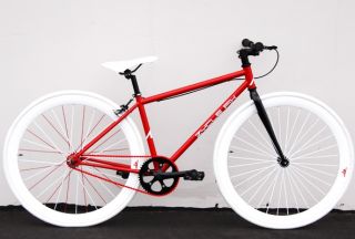 Bike Fixie Bike Road Bicycle 41cm w Deep 45mm Rims Peppermint