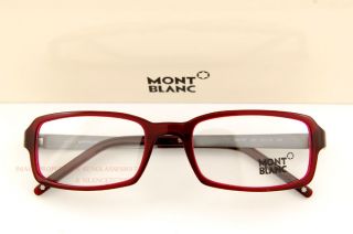 Mont Blanc Eyeglasses Frames 0307 307 069 Burgundy for Women