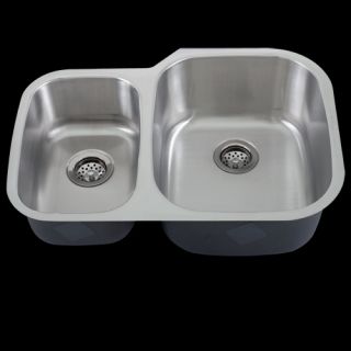 30 Double Bowl Kitchen Sink Stainless Steel Undermount