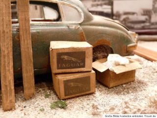 Jaguar MKII BJ 1959 Barn Find Diorama in 1 18 Scale 1 18JAGUAR