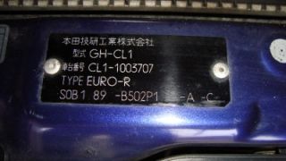 JDM 98 02 Honda Accord Euro R CL1 Front End Bumper Head Light Fender