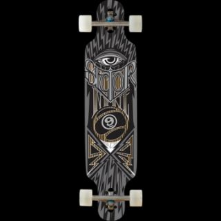 Sector 9 Seeker Brown Complete Skateboard 9.1 x 39/29Wb Drop Thru Pt.