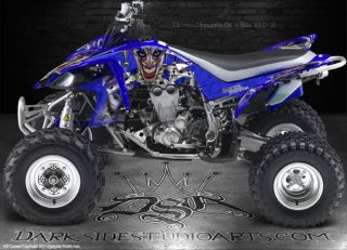 Yamaha YFZ450 ATV Graphics The Jesters Grin Special Edition Black