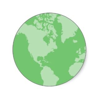 Green Earth Stickers