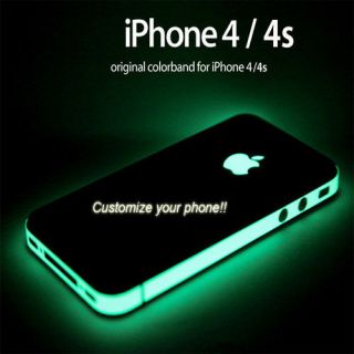 iPhone 4s DaynNight Glow In The Dark Edge Wrap Decal LEUCHTSKIN
