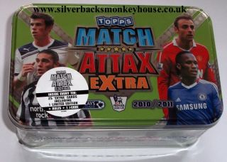 MATCH ATTAX EXTRA 2010 11 Tin + Giggs Limited Edition