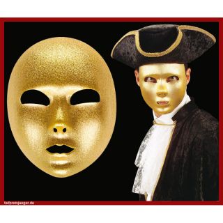 GOLDENE VOLLMASKE # Karneval Fasching Venedig Phantom der Oper Party