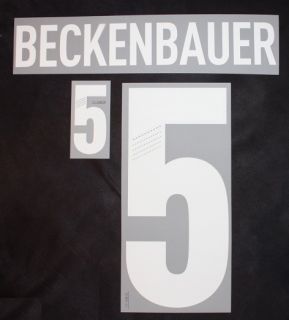 Origin DFB Deutschland Beckenbauer Flock fuer Adidas Away Trikot