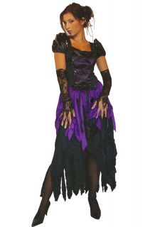Halloween Kostüm Hexe Hexenkostüm Gothic Gr. L ca. 40 Magd Vampir