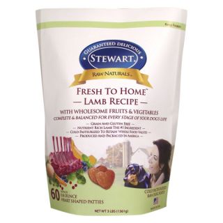 Stewart Raw Naturals™ Fresh to Home™ Lamb Recipe Dog Food Patties   Dog