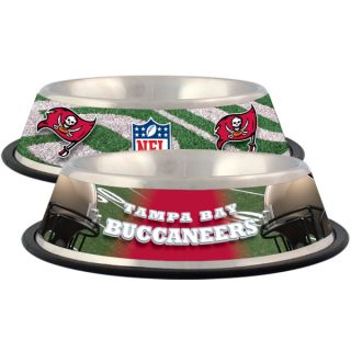 Tampa Bay Buccaneers Stainless Steel Pet Bowl   Team Shop   Dog