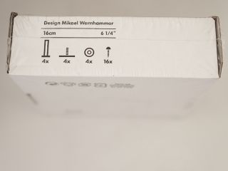 NEU/OVP* IKEA CAPITA 16cm Edelstahl Möbelfüße Schrankbeine