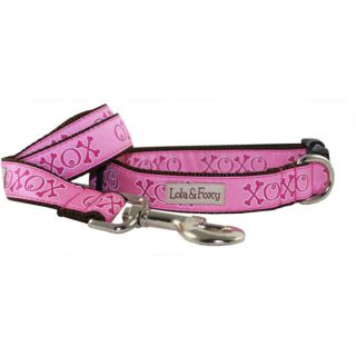 Lola & Foxy Nylon Dog Leashes   Pink Kisses	   Leashes Nylon   Collars, Harnesses & Leashes