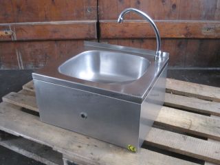 Edelstahl Handwaschbecken mit Sensor Armatur Waschbecken incl 19 MwSt