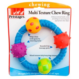 Petstages Multi Texture Chew Ring Toy   Toys   Dog