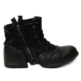 Replay Stiefel Boots Herren RU010003L Clutch Black