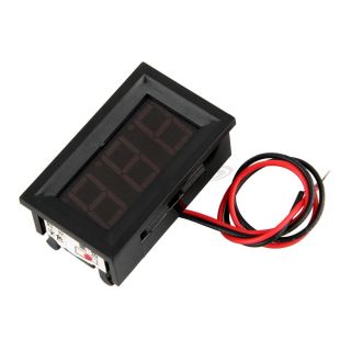 2x Mini Digital Voltmeter Panelmeter Rot LED Spannungsmesser 4.5 30V