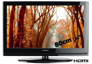 HDTV Grundig 80cm 32 LCD TV Fernseher 3x HDMI USB Anschluss HD Ready