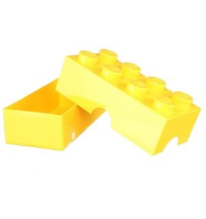 LEGO Brotdose Lunchbox Snackbox für Schule Kinder gelb