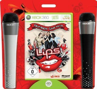 Lips: Number One Hits inkl. 2 Mikrofone: Xbox 360: Games