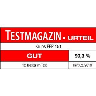 Krups F EP1 51 ProEdition Kompakt Toaster schwarz, Testmagazin GUT 02
