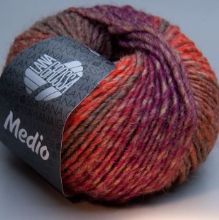 Lana Grossa Medio 005 orange glow 50g Wolle