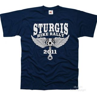 Sturgis Bike Week USA Motorradtreffen Biker T Shirt *4250 dunkel blau