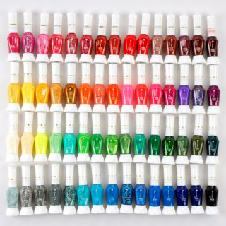 60 Farben Nail Art Pen Nagellack Set & brush Pinsel 2 Way bestpreis