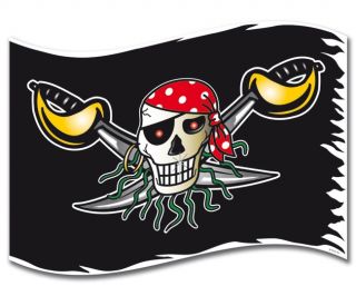 Piratenfahne Piratenflagge 90 x 60 cm r/sch Piratenfest