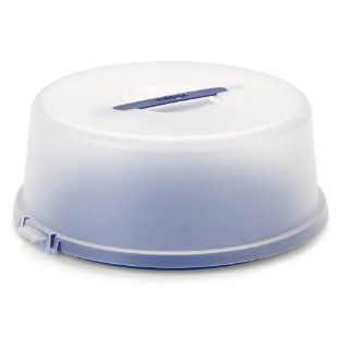 EMSA 504918 BASIC Tortenbutler, Ø 33 cm, blau transluzent: 