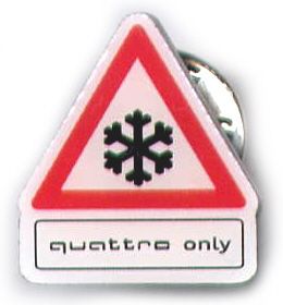 Audi quattro only Pin