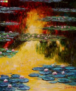 Claude Monet Seerosen im Abendlicht c76622 50x60 CM exzellentes
