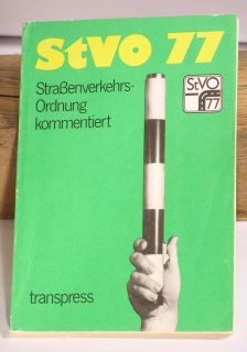 StVO 77 der DDR Ausgabe von 1977
